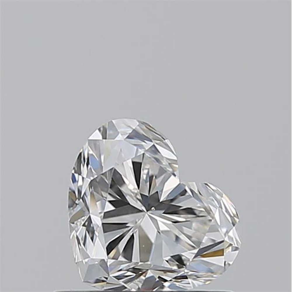 0.80 Carat Heart Loose Diamond, F, VS2, Super Ideal, GIA Certified | Thumbnail