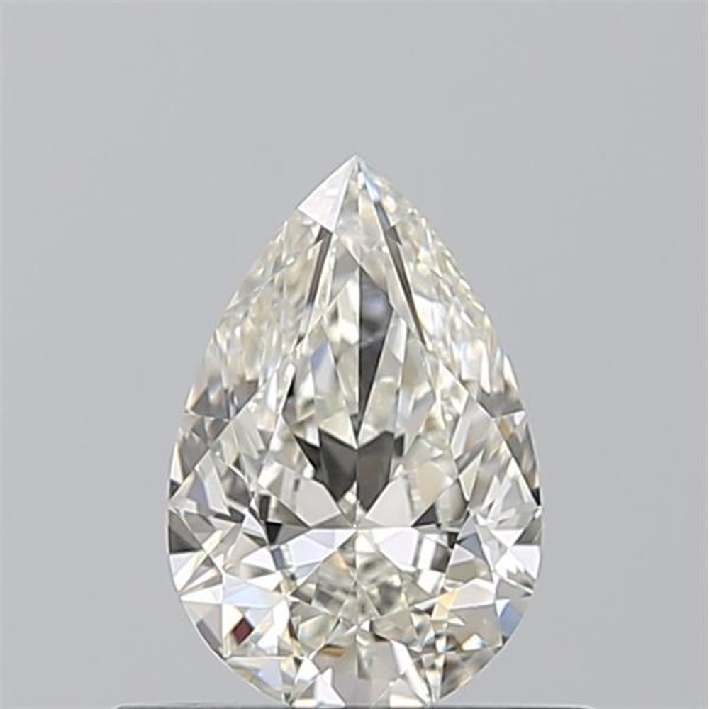 0.52 Carat Pear Loose Diamond, I, VVS2, Ideal, GIA Certified