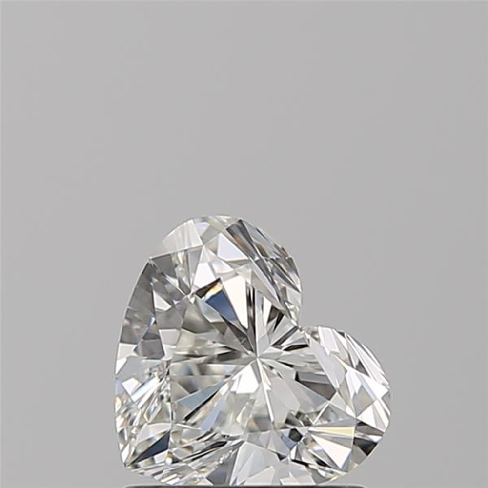 0.90 Carat Heart Loose Diamond, H, VS2, Super Ideal, GIA Certified | Thumbnail