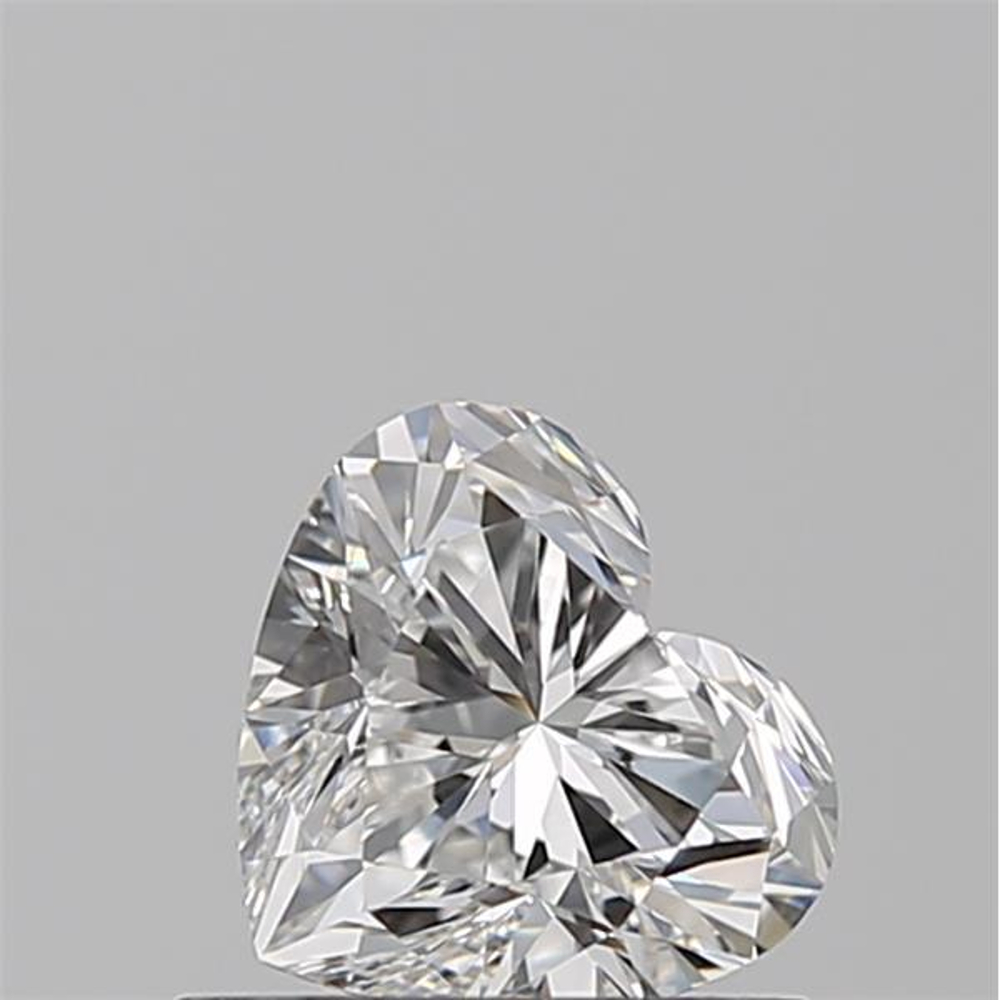 0.73 Carat Heart Loose Diamond, F, VVS2, Super Ideal, GIA Certified