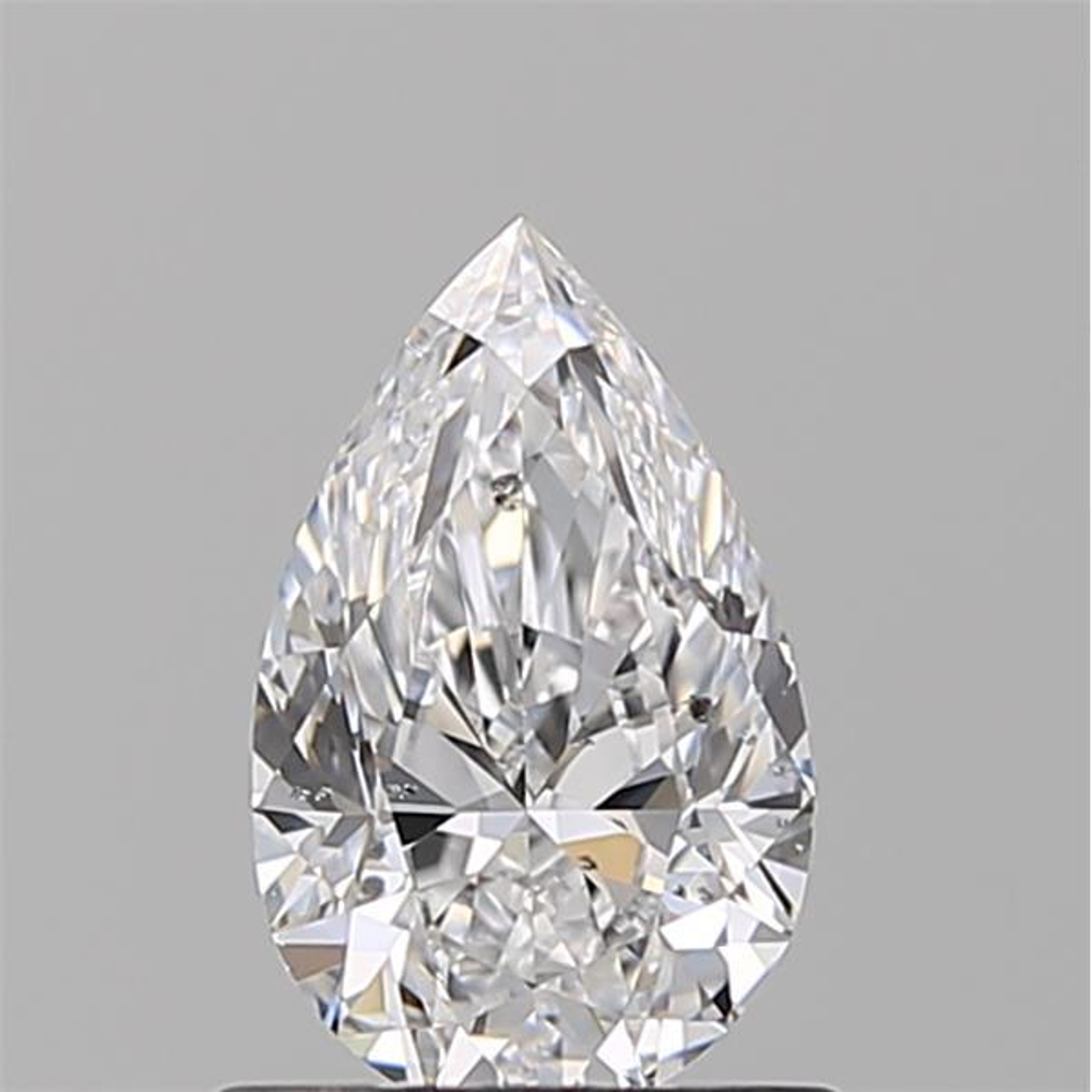 0.70 Carat Pear Loose Diamond, D, SI1, Ideal, GIA Certified | Thumbnail