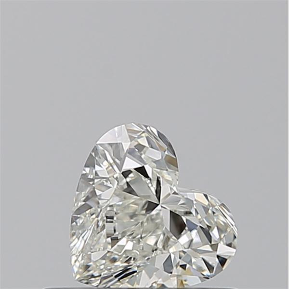 0.50 Carat Heart Loose Diamond, I, IF, Super Ideal, GIA Certified
