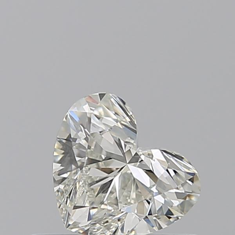 0.50 Carat Heart Loose Diamond, I, VVS2, Ideal, GIA Certified | Thumbnail