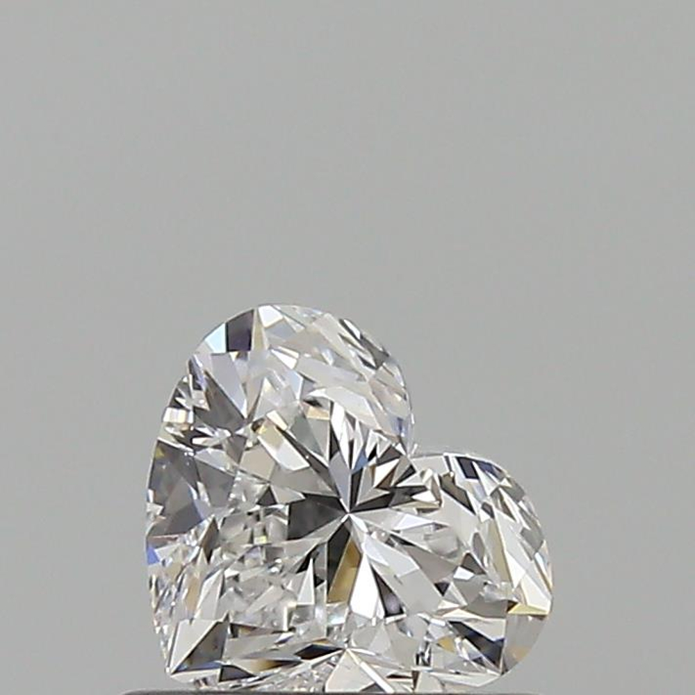 0.55 Carat Heart Loose Diamond, D, VVS1, Ideal, GIA Certified | Thumbnail