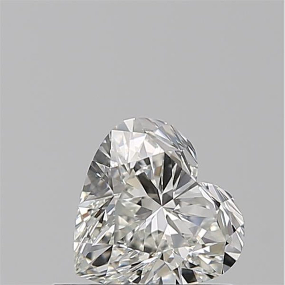 0.71 Carat Heart Loose Diamond, I, IF, Ideal, GIA Certified