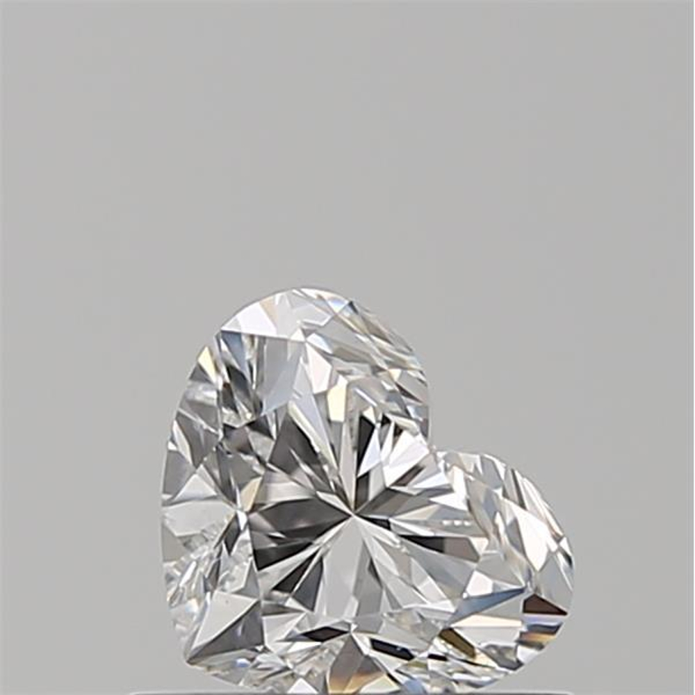 0.70 Carat Heart Loose Diamond, F, VVS2, Super Ideal, GIA Certified | Thumbnail