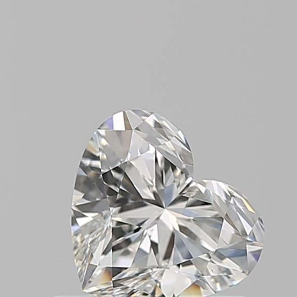 0.74 Carat Heart Loose Diamond, H, VS1, Super Ideal, GIA Certified