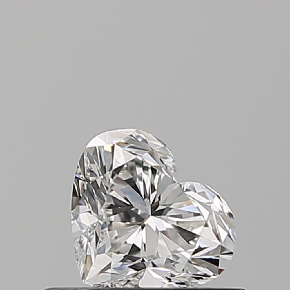 0.50 Carat Heart Loose Diamond, E, VVS1, Super Ideal, GIA Certified | Thumbnail