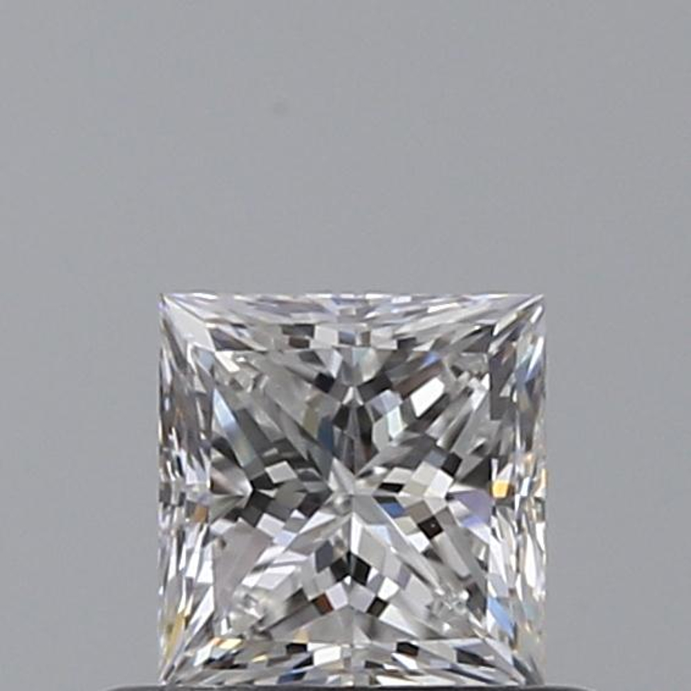 0.52 Carat Princess Loose Diamond, E, VVS2, Super Ideal, GIA Certified