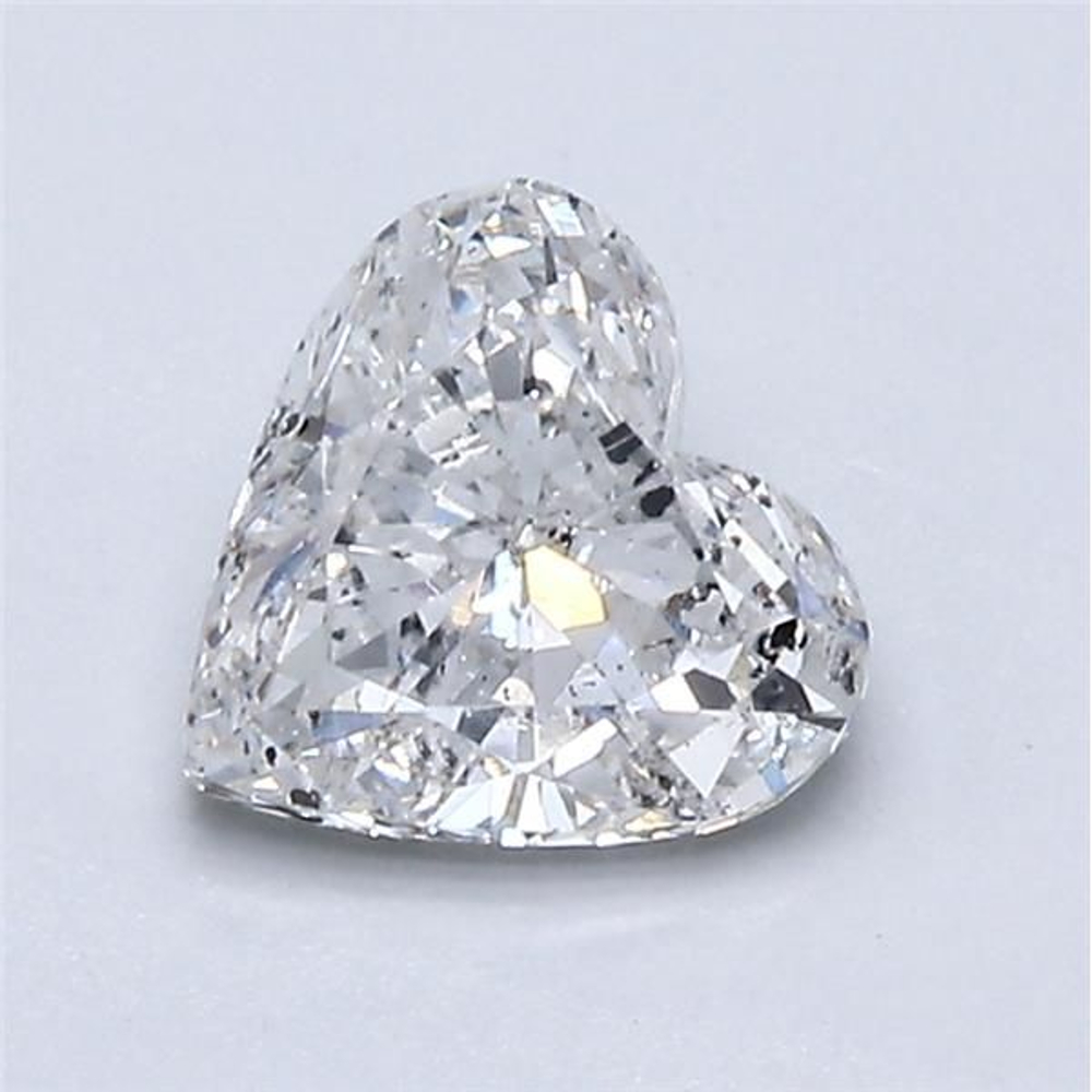 1.01 Carat Heart Loose Diamond, E, SI2, Very Good, GIA Certified | Thumbnail