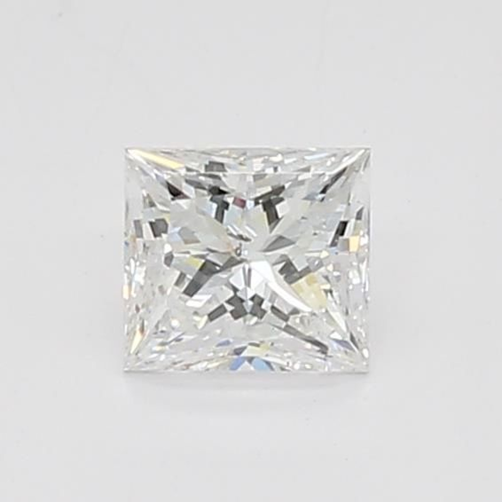 0.52 Carat Princess Loose Diamond, E, SI2, Ideal, GIA Certified | Thumbnail