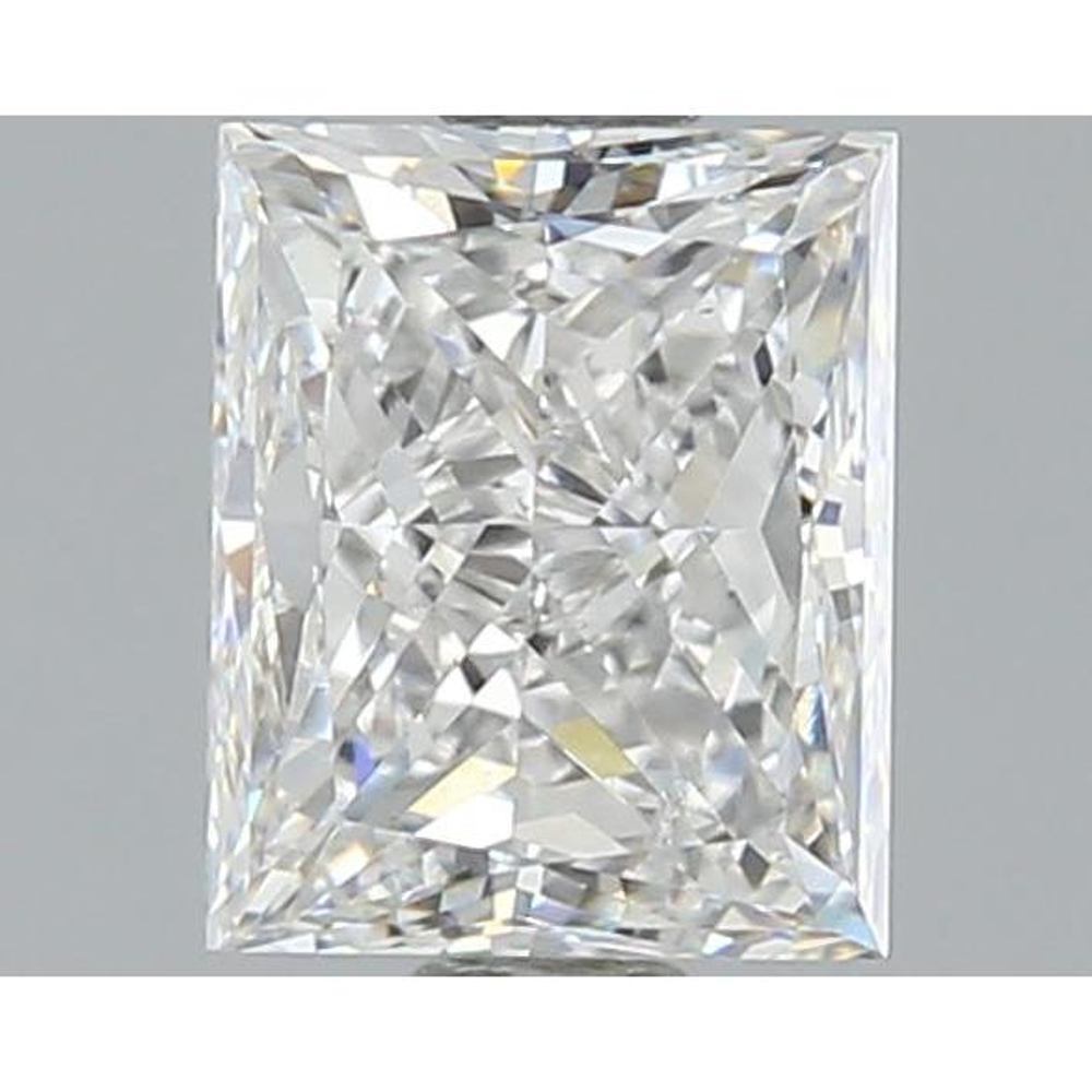 1.00 Carat Princess Loose Diamond, F, SI1, Excellent, GIA Certified | Thumbnail