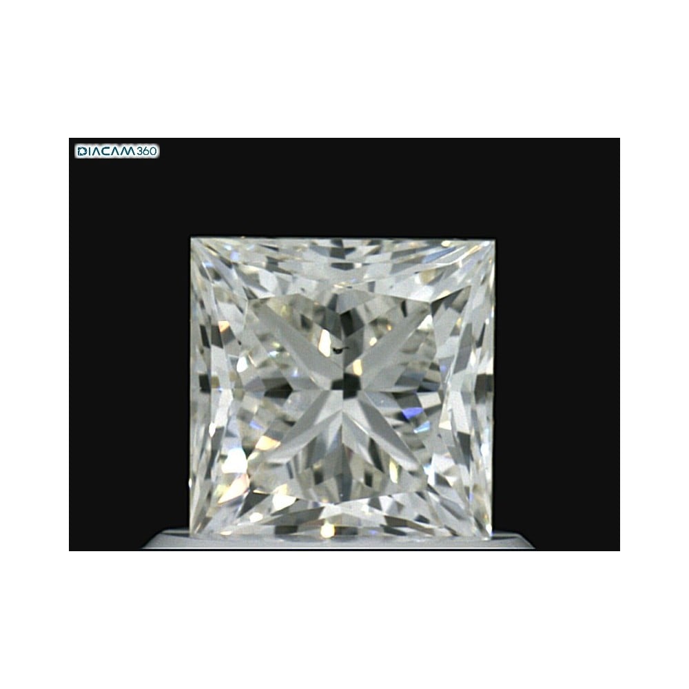 0.90 Carat Princess Loose Diamond, K, VS2, Ideal, GIA Certified | Thumbnail