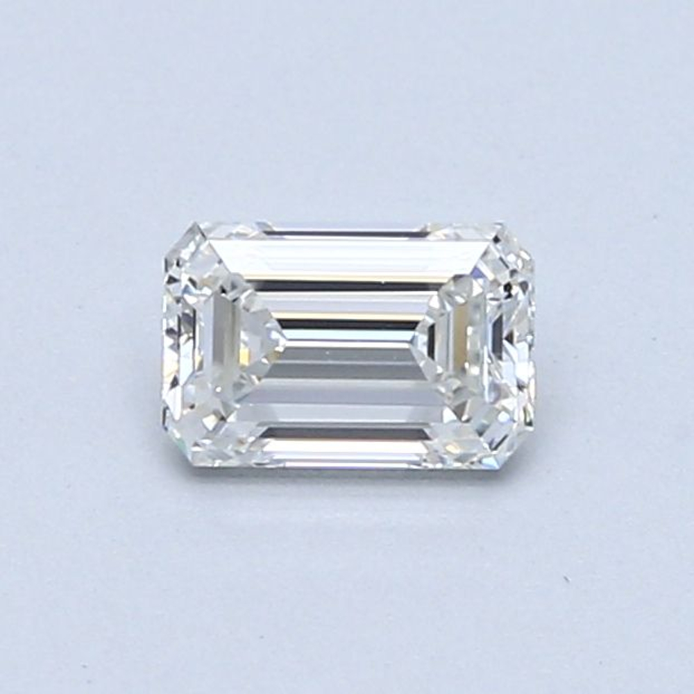 0.53 Carat Emerald Loose Diamond, F, VVS2, Ideal, GIA Certified