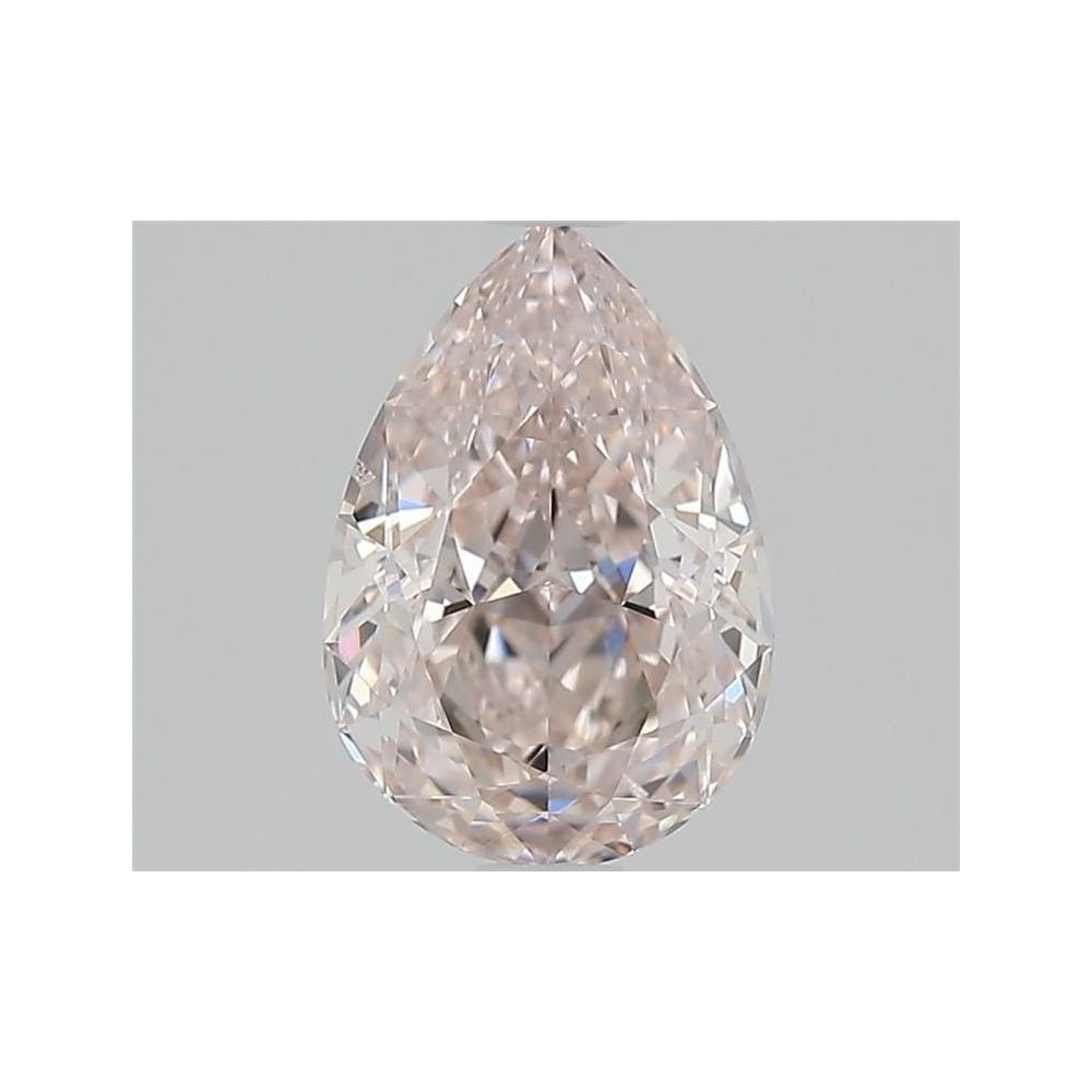 1.03 Carat Pear Loose Diamond, Fancy Light Brownish Pink, SI1, Super Ideal, GIA Certified | Thumbnail