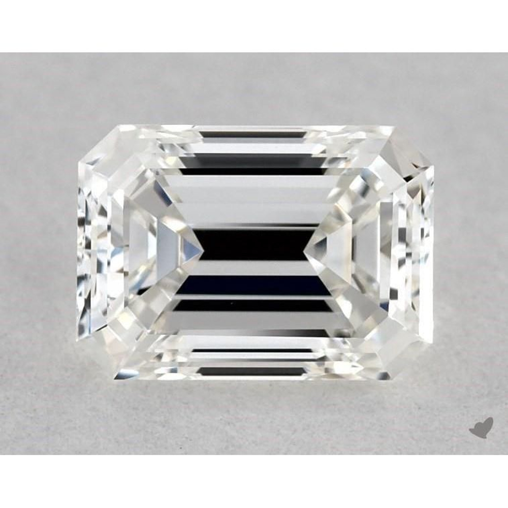 0.60 Carat Emerald Loose Diamond, F, VVS2, Ideal, GIA Certified | Thumbnail