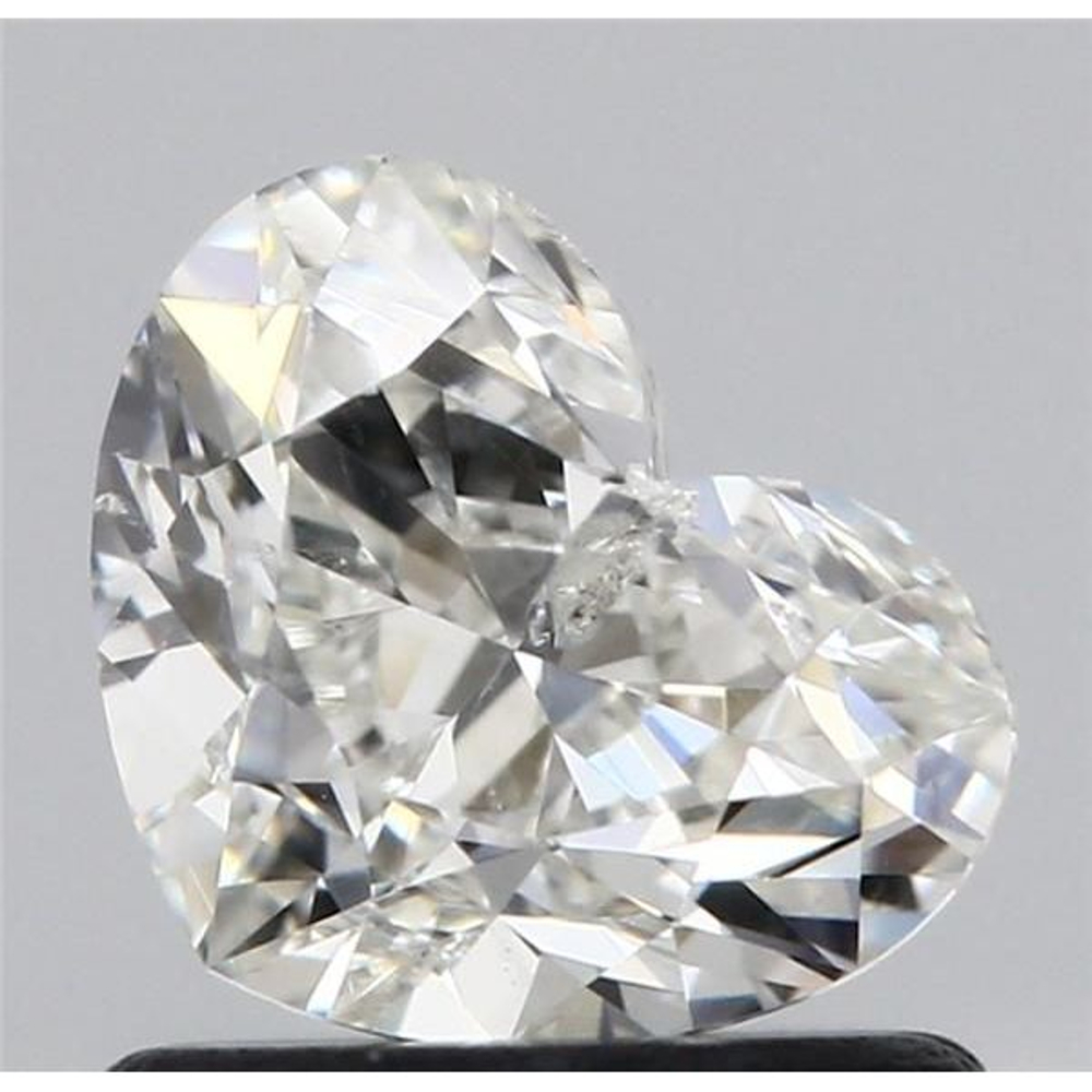 0.91 Carat Heart Loose Diamond, I, I1, Super Ideal, GIA Certified | Thumbnail