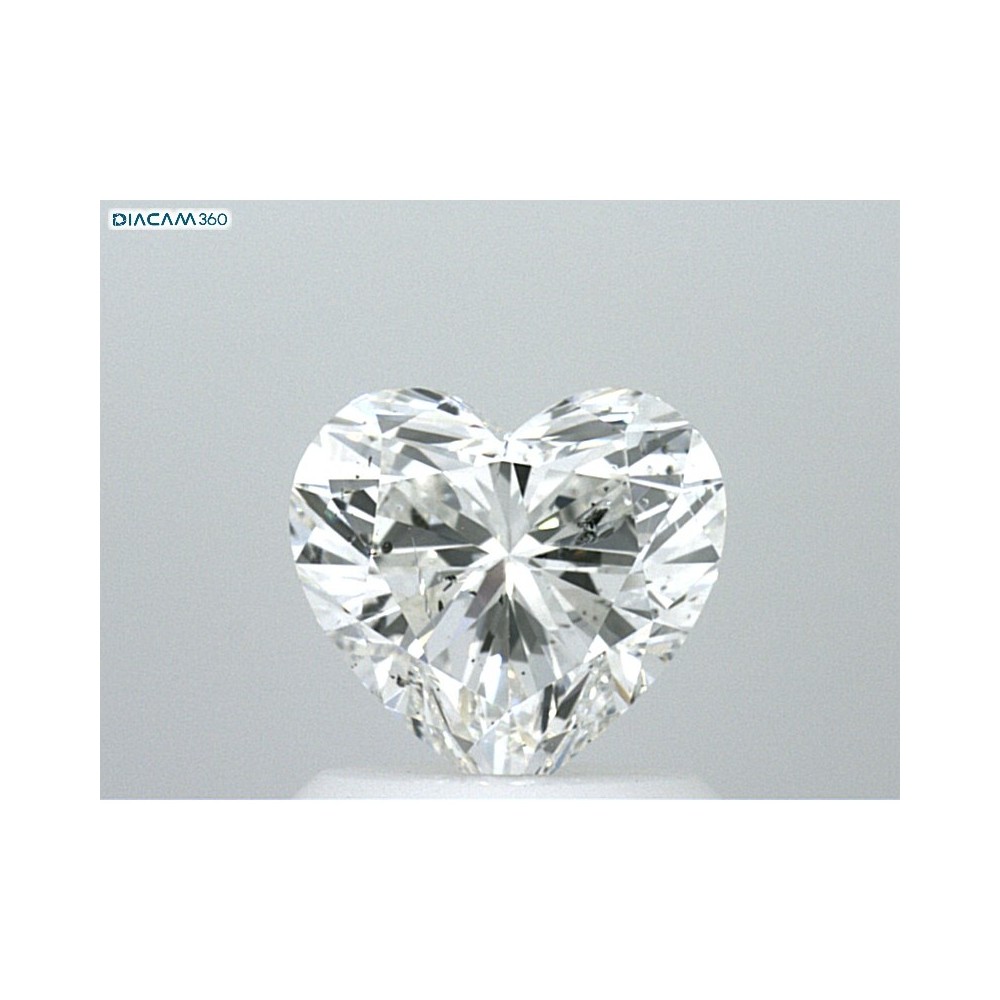 1.07 Carat Heart Loose Diamond, F, I1, Ideal, GIA Certified | Thumbnail