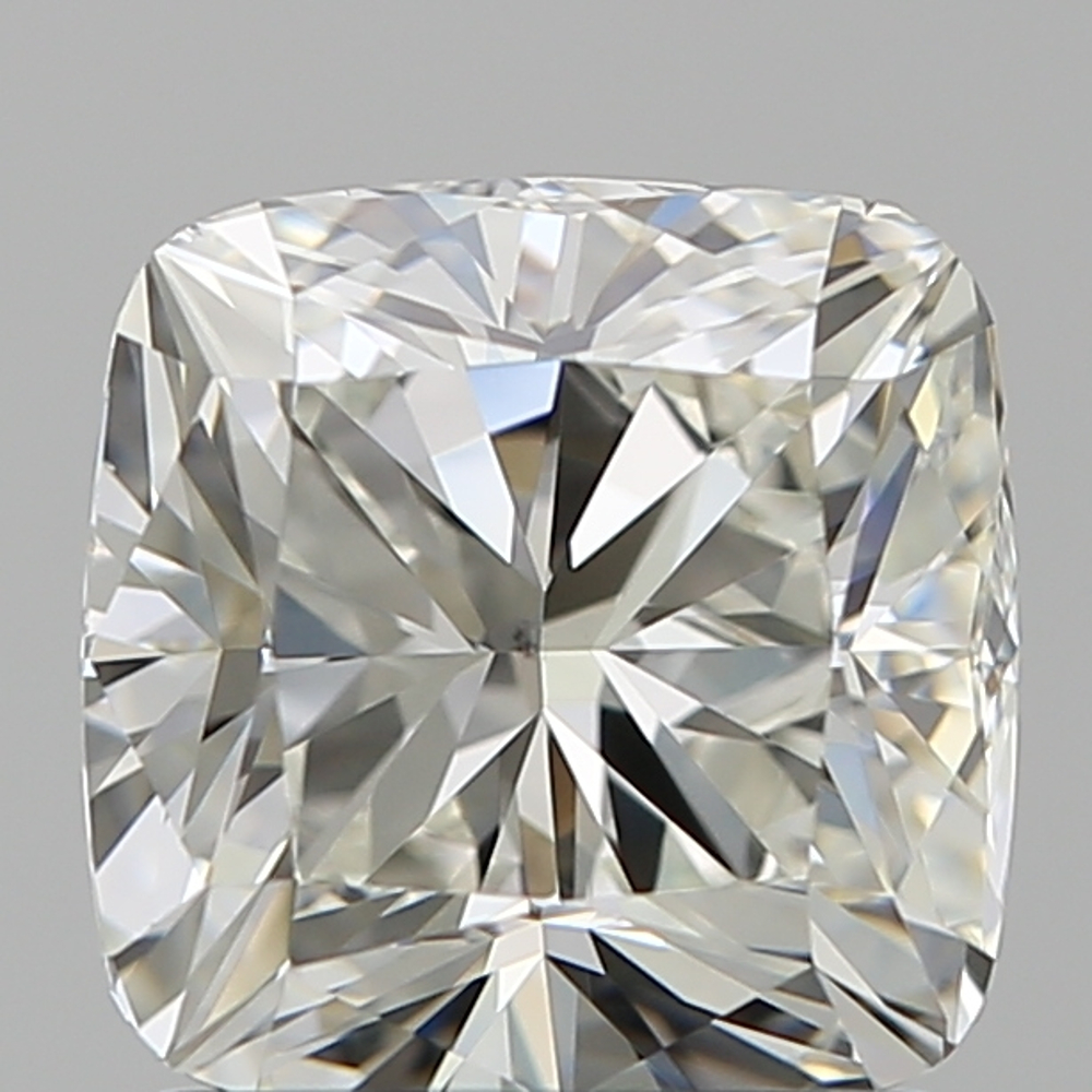 1.50 Carat Cushion Loose Diamond, K, VS2, Ideal, GIA Certified