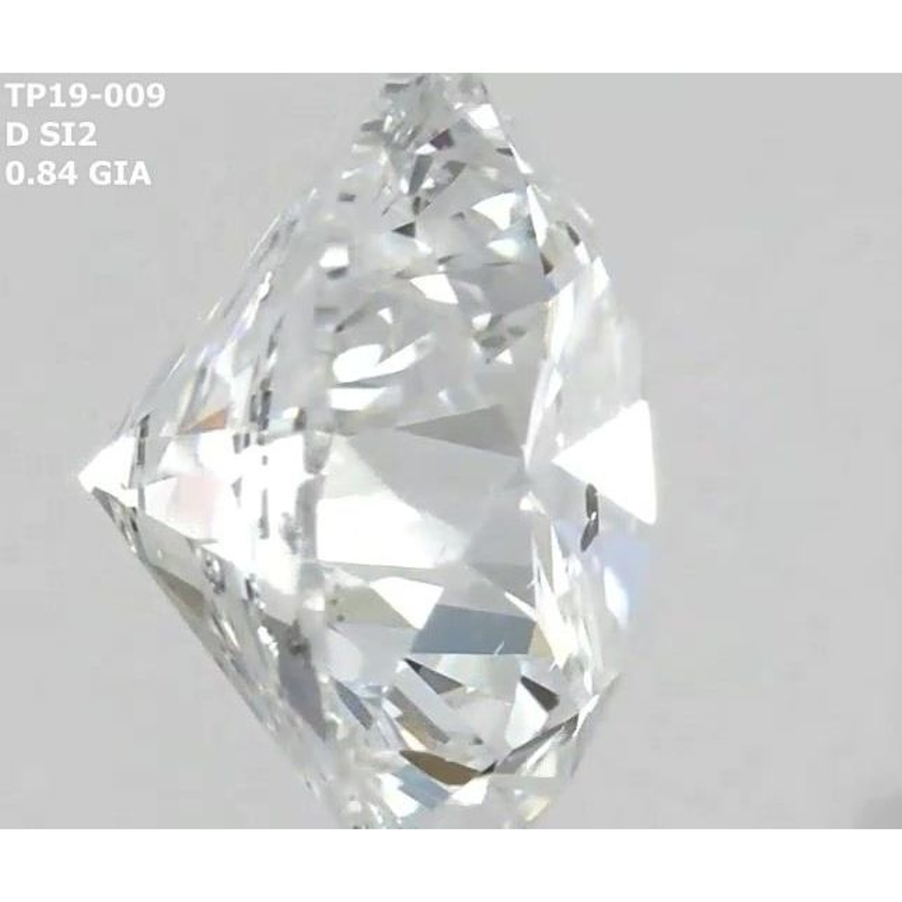 0.84 Carat Round Loose Diamond, D, SI2, Super Ideal, GIA Certified