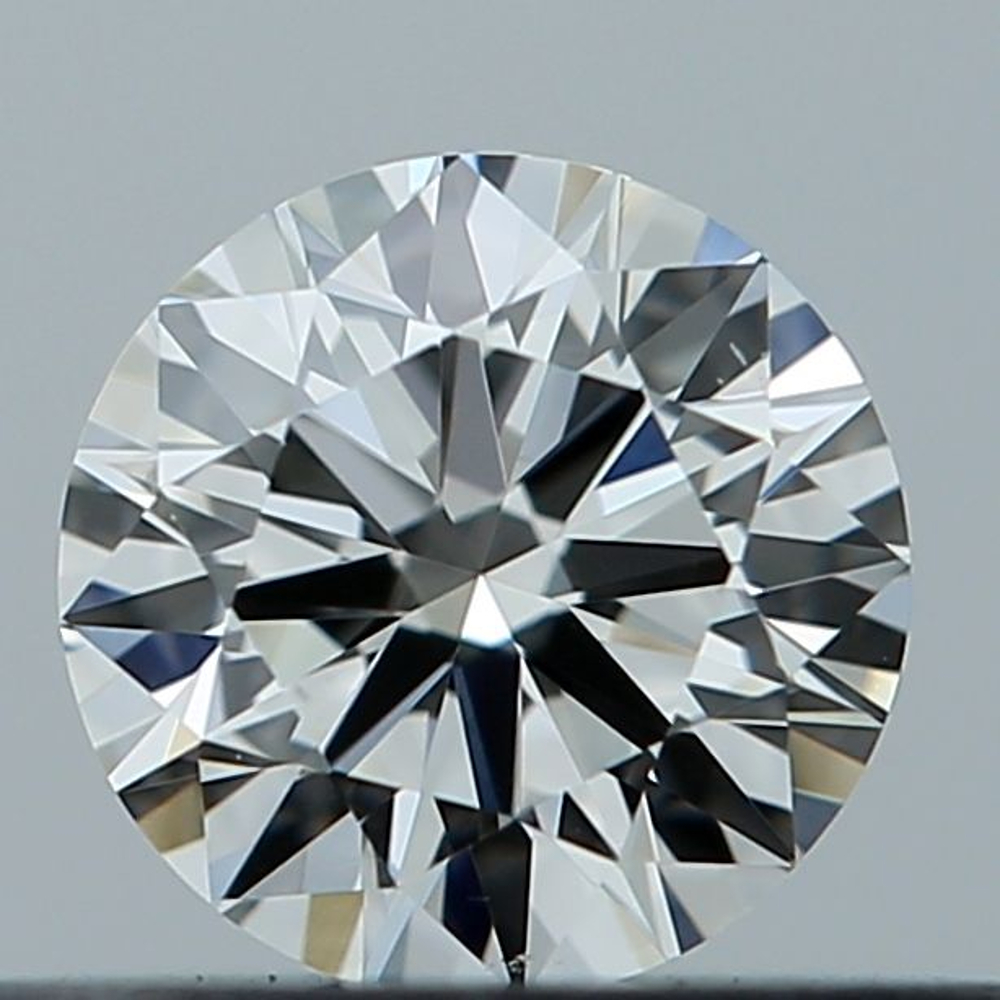 0.30 Carat Round Loose Diamond, F, VS2, Ideal, GIA Certified