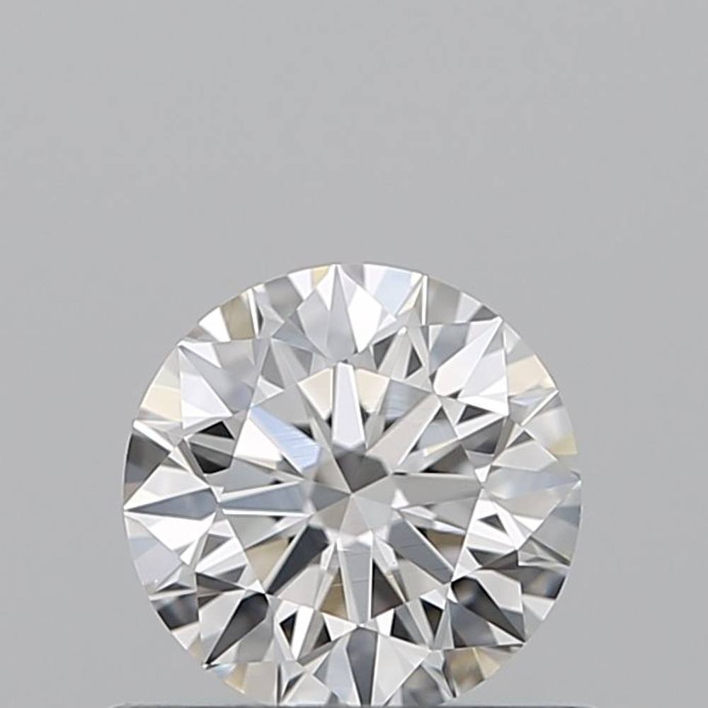 0.55 Carat Round Loose Diamond, D, VVS2, Super Ideal, GIA Certified