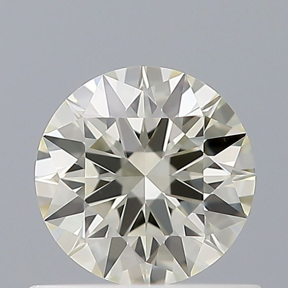 0.50 Carat Round Loose Diamond, N, VVS2, Super Ideal, GIA Certified
