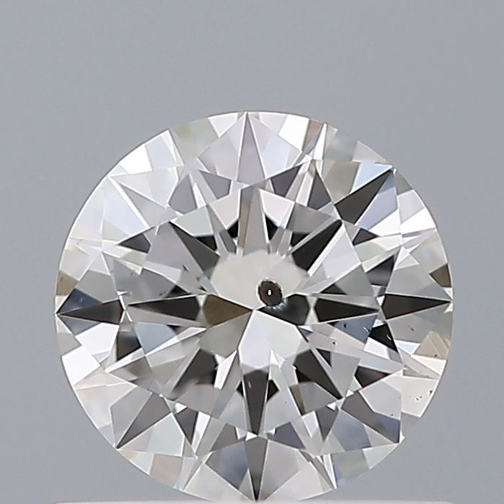 0.50 Carat Round Loose Diamond, F, SI2, Good, GIA Certified | Thumbnail
