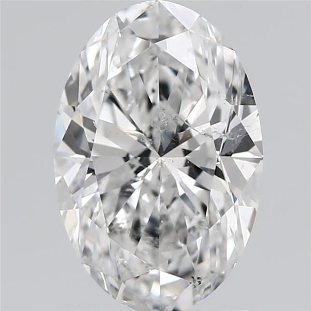 2.03 Carat Oval Loose Diamond, E, SI2, Super Ideal, GIA Certified | Thumbnail