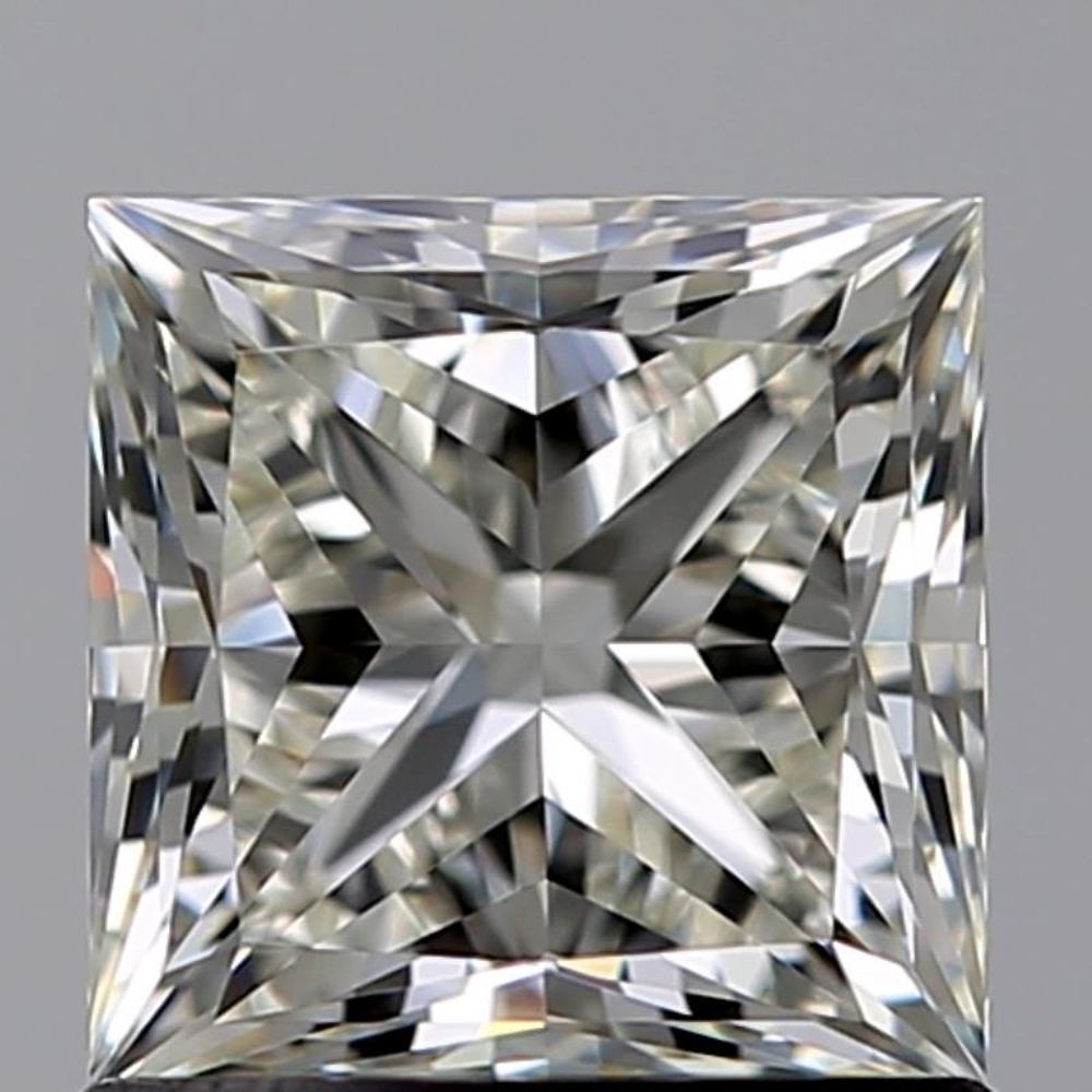 1.00 Carat Princess Loose Diamond, J, VVS2, Super Ideal, GIA Certified