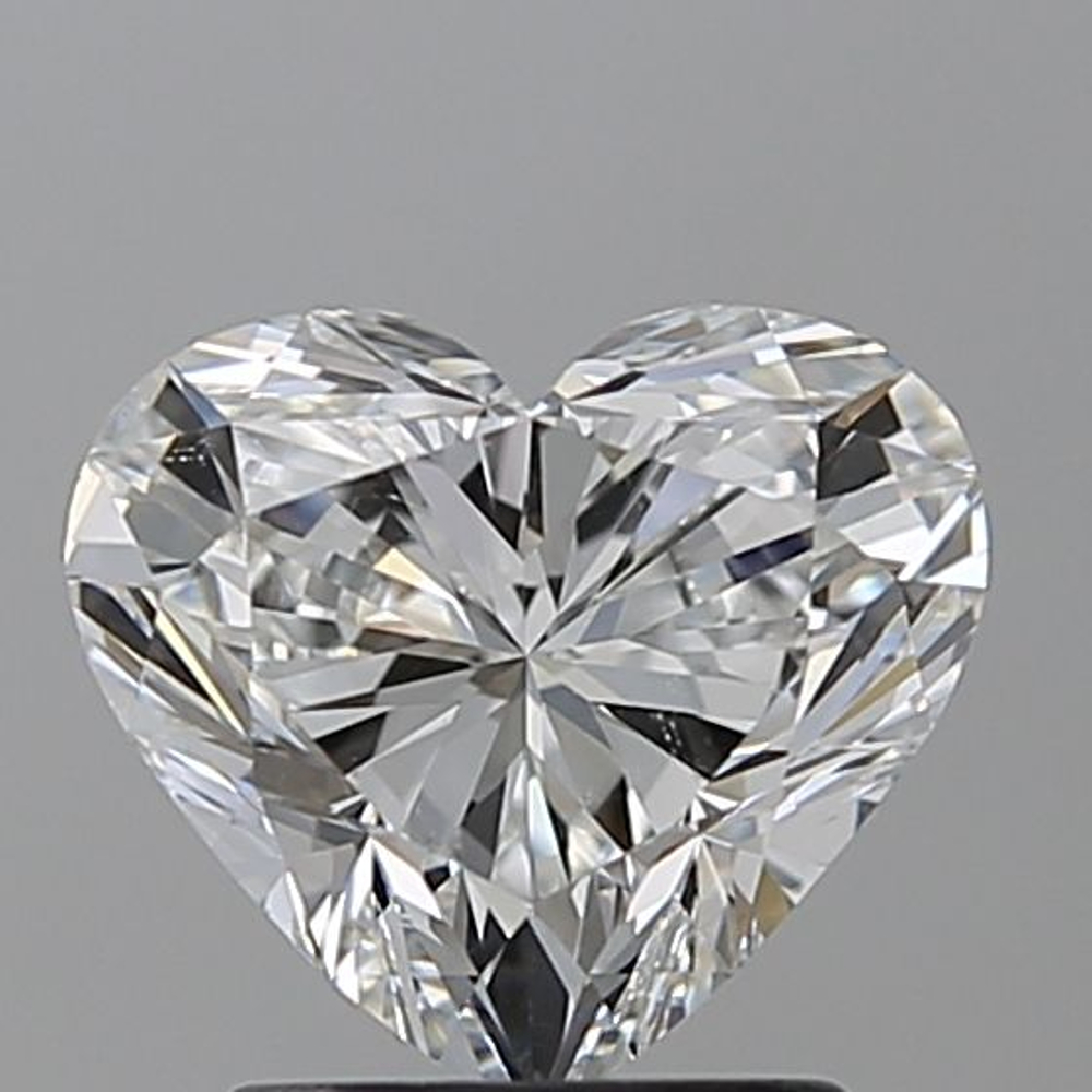 1.70 Carat Heart Loose Diamond, F, SI1, Super Ideal, GIA Certified | Thumbnail