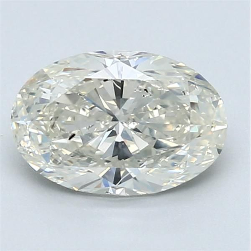 1.50 Carat Oval Loose Diamond, J, SI2, Ideal, GIA Certified