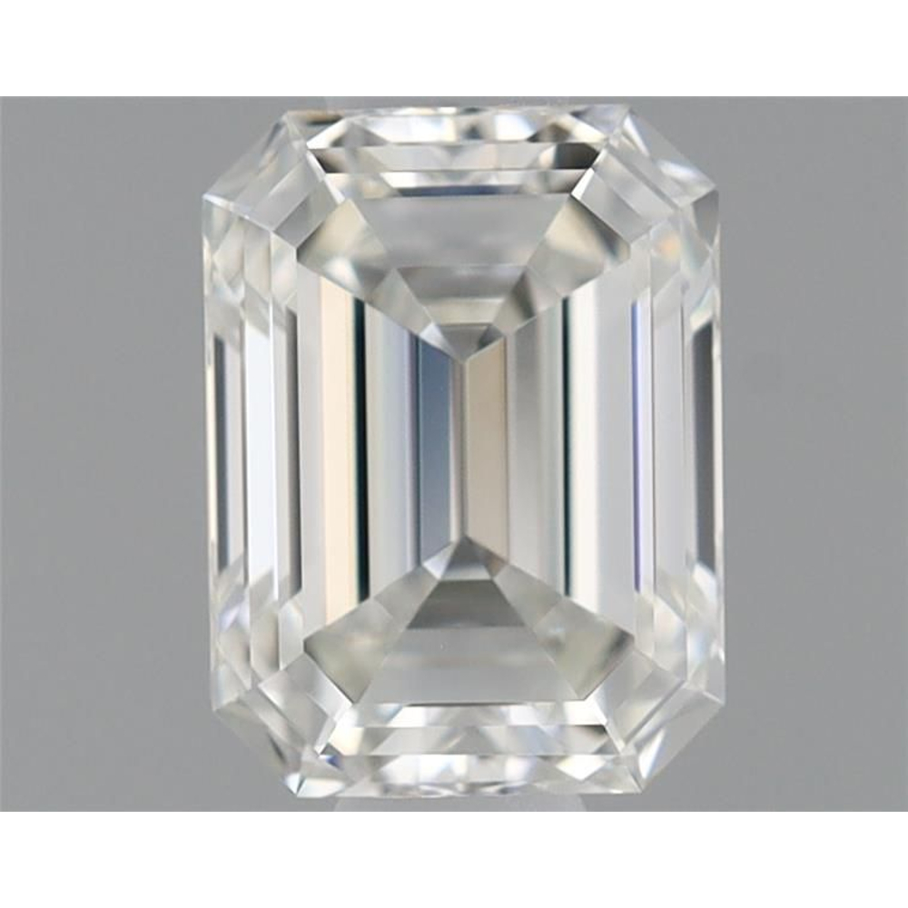 0.53 Carat Emerald Loose Diamond, H, VVS1, Ideal, GIA Certified | Thumbnail