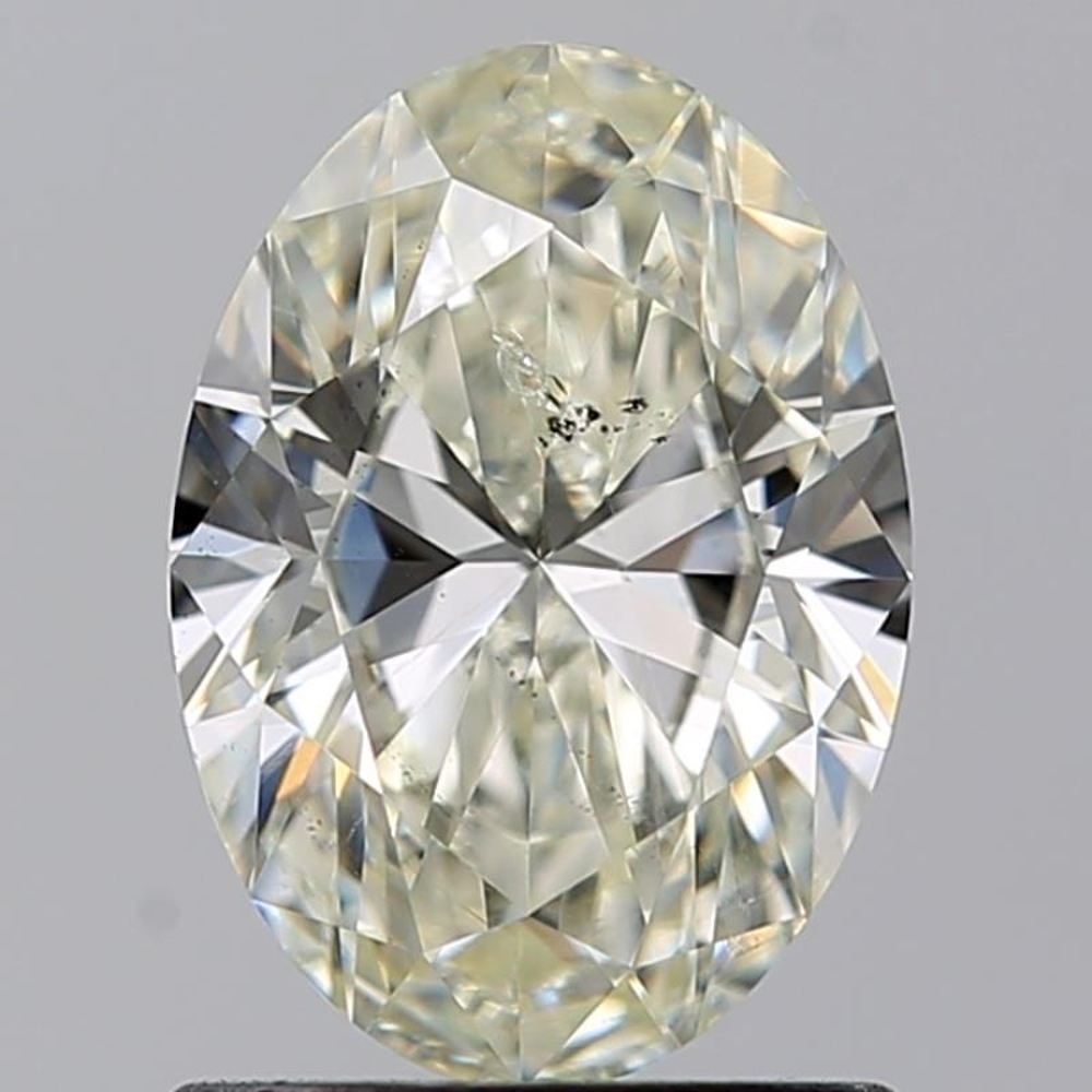 1.02 Carat Oval Loose Diamond, K, SI2, Ideal, GIA Certified | Thumbnail