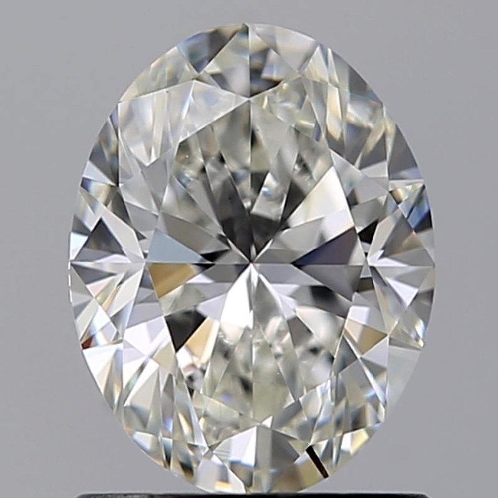 1.00 Carat Oval Loose Diamond, H, VS1, Ideal, GIA Certified | Thumbnail