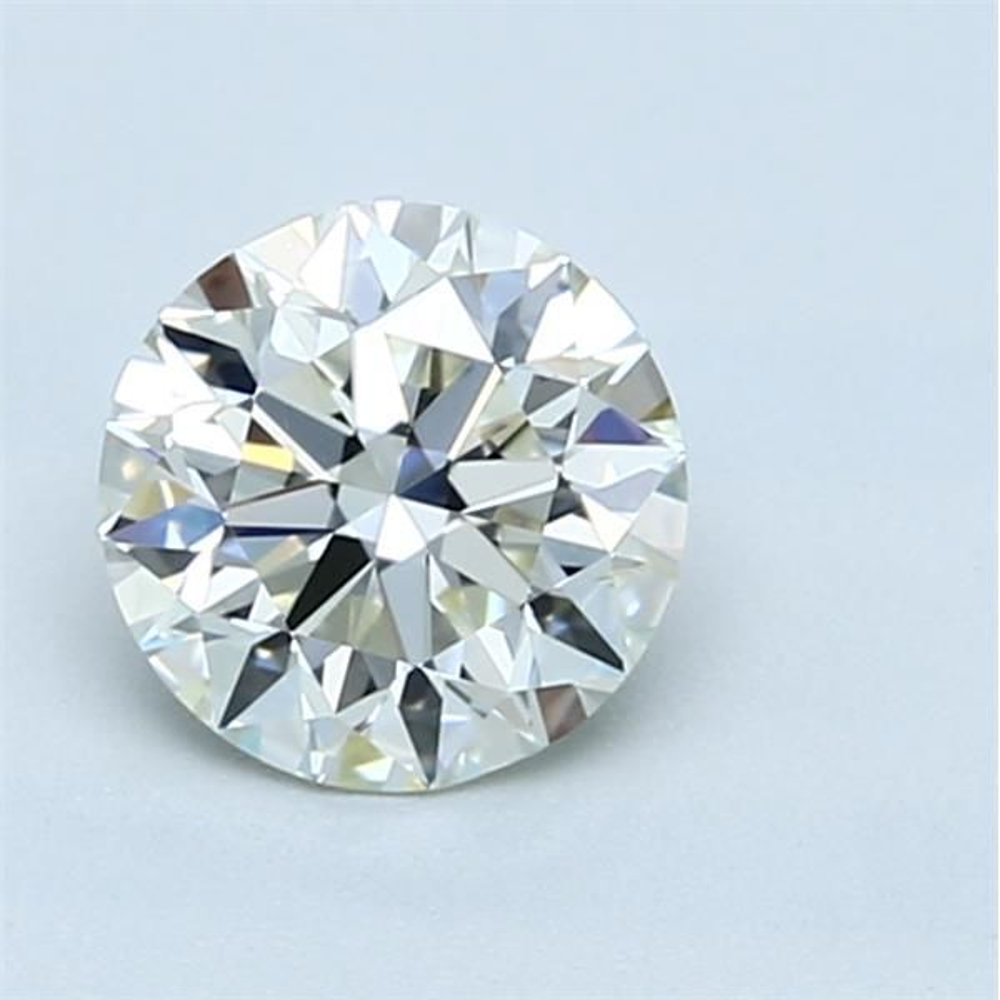 1.00 Carat Round Loose Diamond, K, VVS2, Ideal, GIA Certified