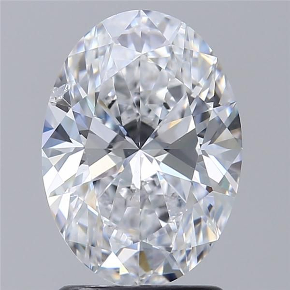 2.01 Carat Oval Loose Diamond, D, SI1, Super Ideal, GIA Certified