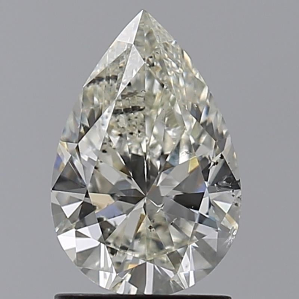 1.50 Carat Pear Loose Diamond, K, SI2, Ideal, GIA Certified