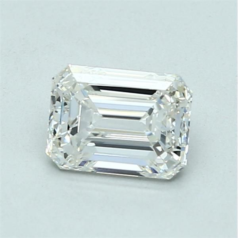 0.91 Carat Emerald Loose Diamond, H, VVS1, Ideal, GIA Certified