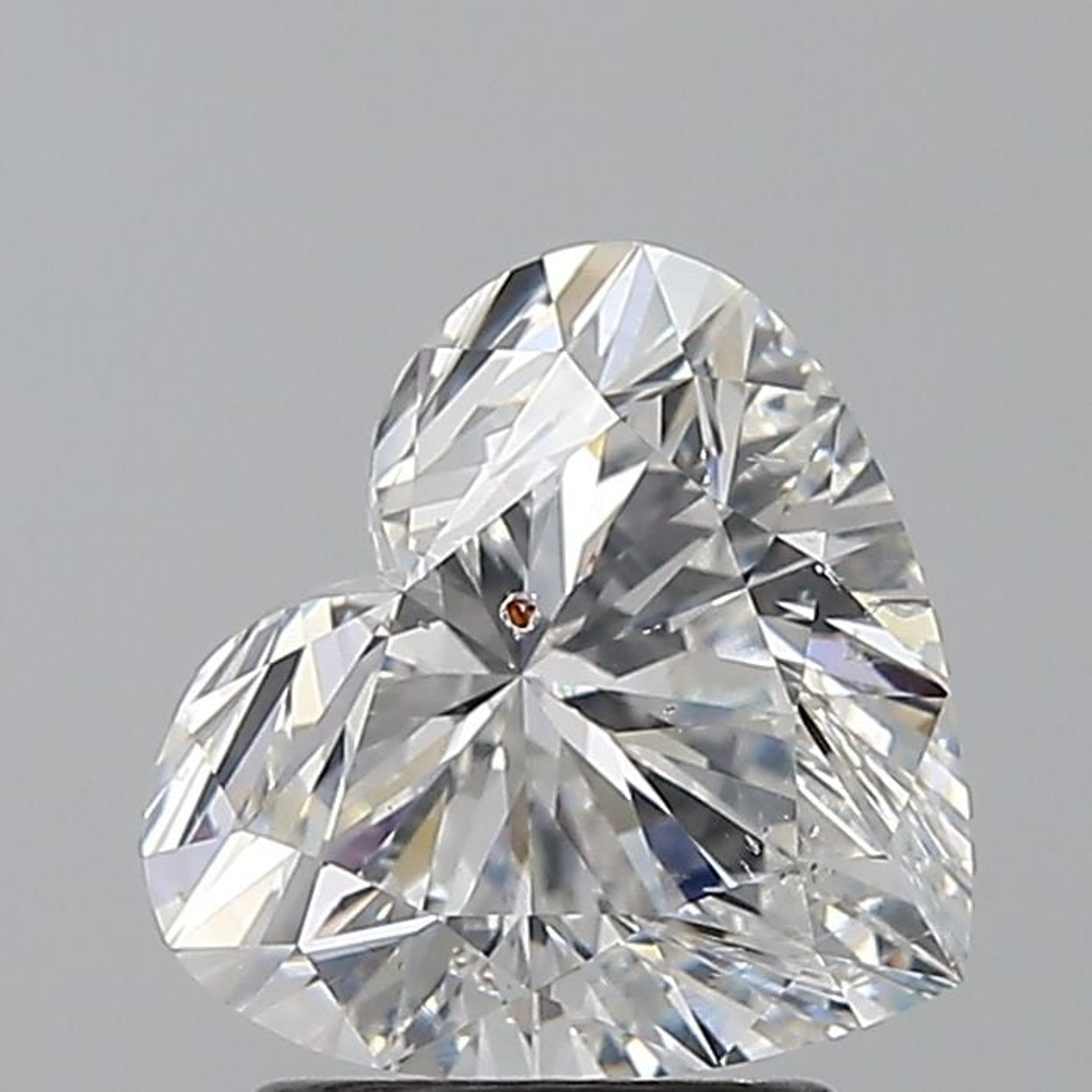 2.01 Carat Heart Loose Diamond, E, SI1, Super Ideal, GIA Certified