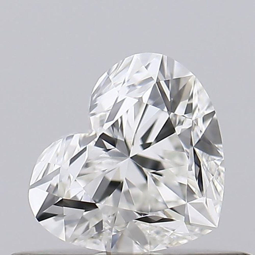 0.40 Carat Heart Loose Diamond, H, IF, Super Ideal, GIA Certified