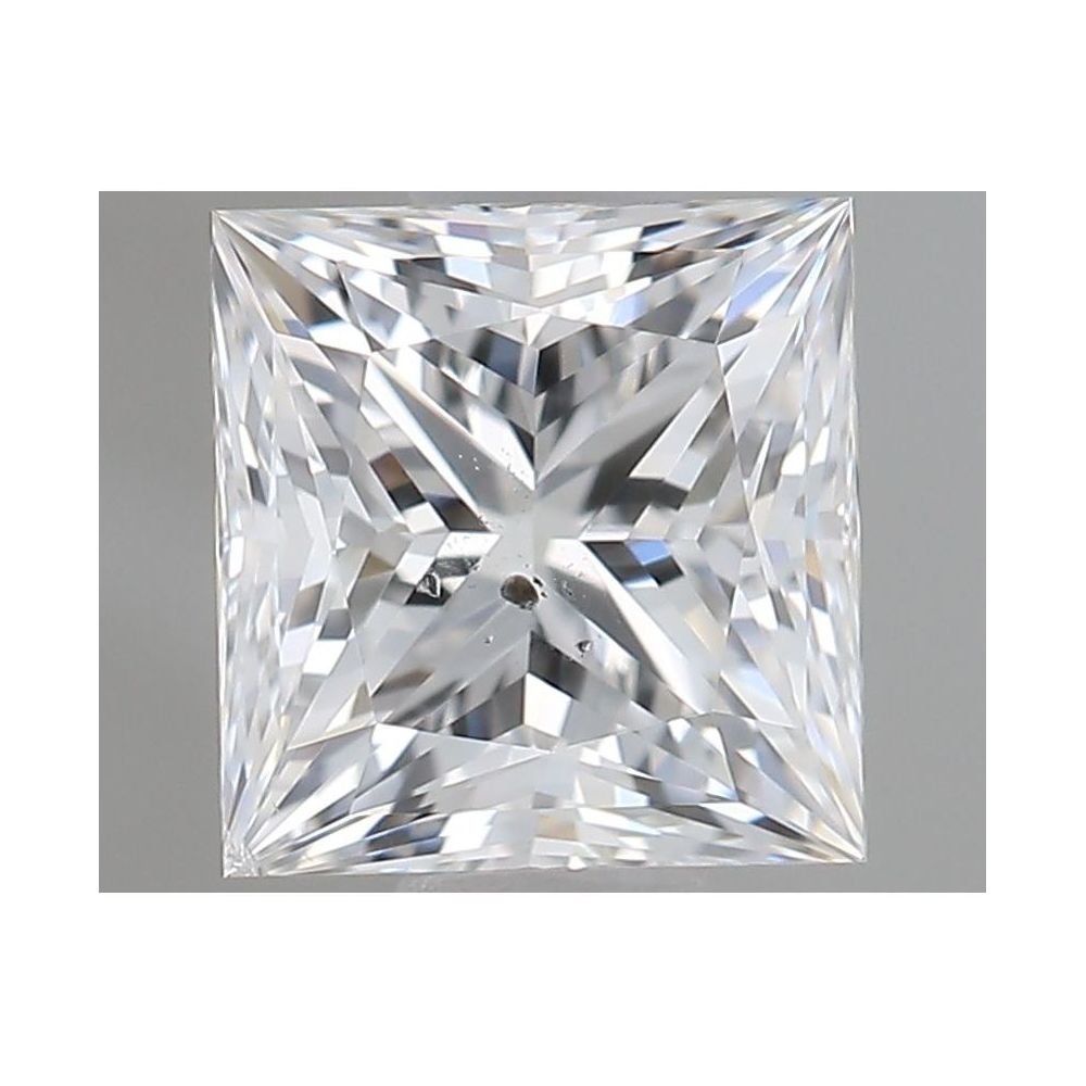 0.55 Carat Princess Loose Diamond, E, SI1, Very Good, GIA Certified | Thumbnail