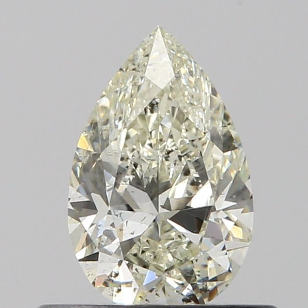 0.52 Carat Pear Loose Diamond, L, SI2, Ideal, GIA Certified