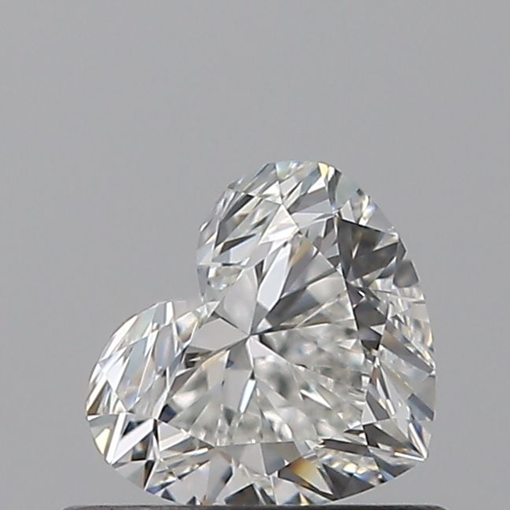 0.51 Carat Heart Loose Diamond, F, VVS2, Super Ideal, GIA Certified