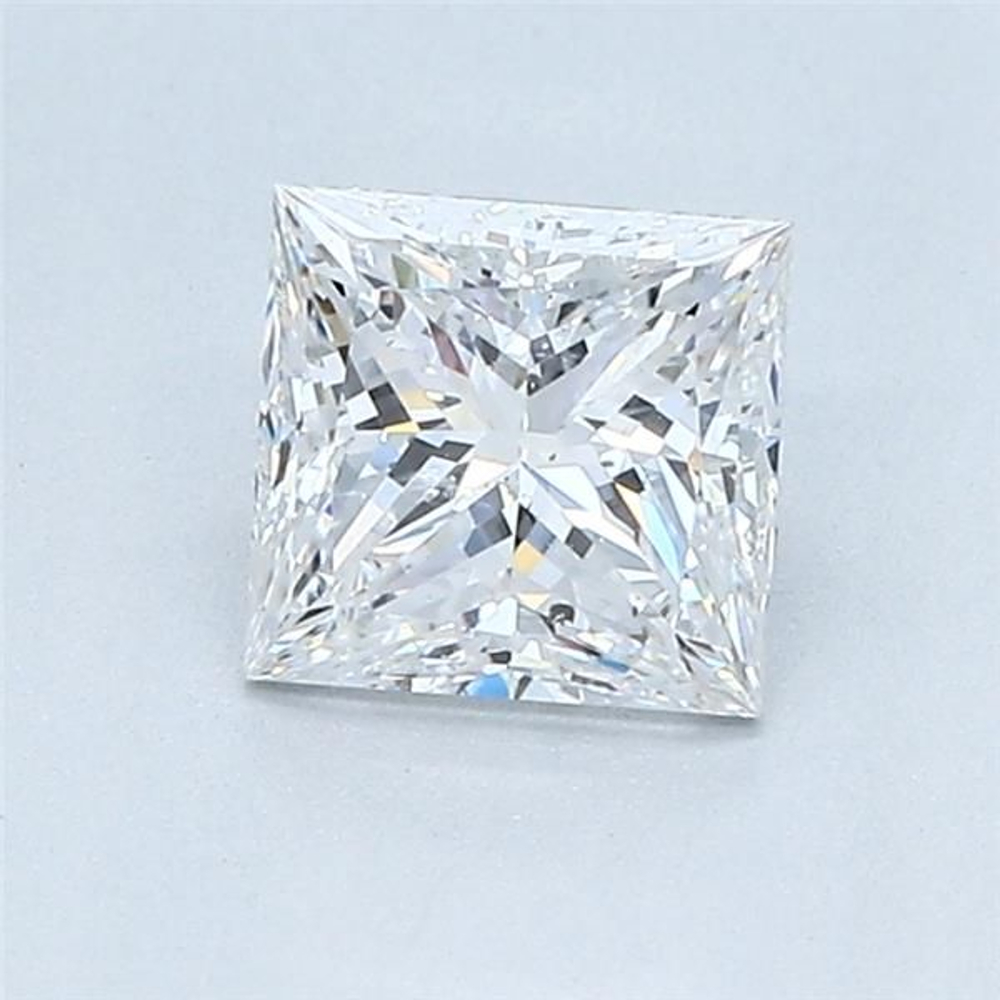 0.91 Carat Princess Loose Diamond, E, SI2, Super Ideal, GIA Certified | Thumbnail