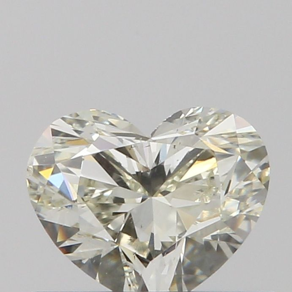 0.49 Carat Heart Loose Diamond, L, VS2, Ideal, GIA Certified