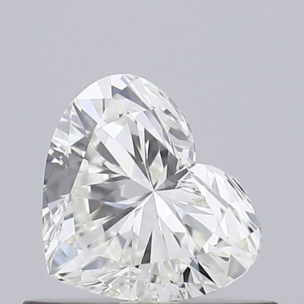 0.50 Carat Heart Loose Diamond, J, VVS2, Ideal, GIA Certified