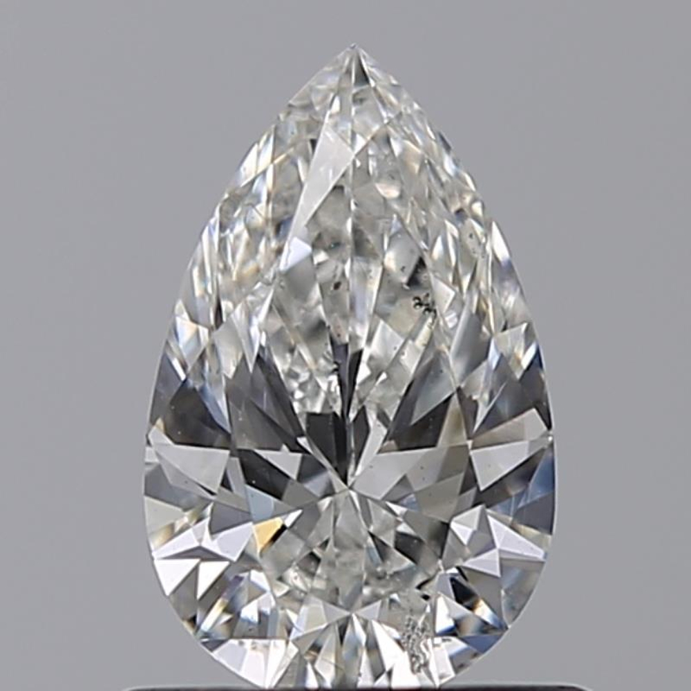 0.64 Carat Pear Loose Diamond, H, SI1, Ideal, GIA Certified | Thumbnail
