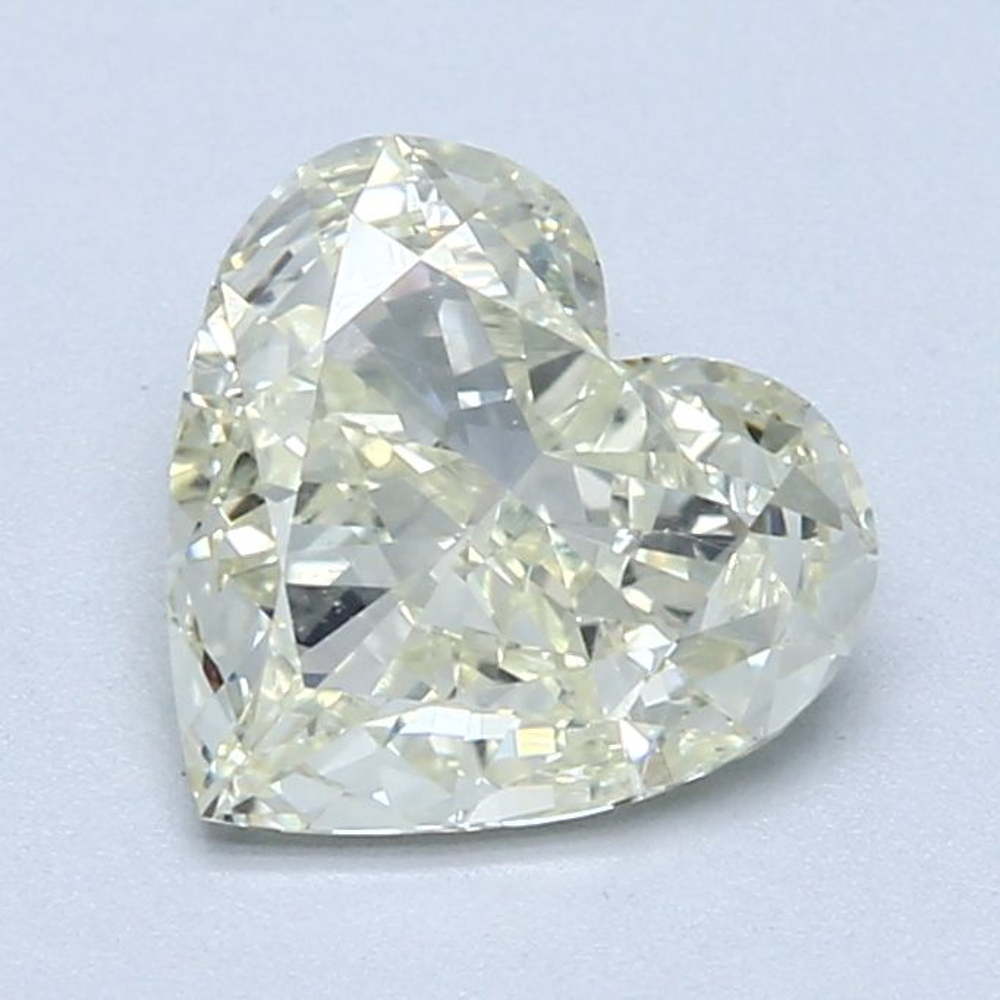 1.59 Carat Heart Loose Diamond, O-P, SI1, Very Good, GIA Certified