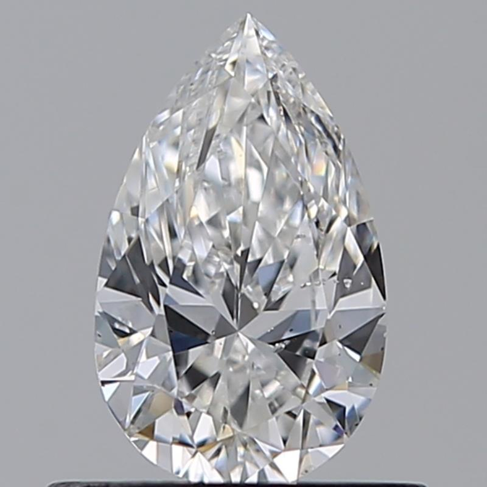 0.60 Carat Pear Loose Diamond, E, SI1, Ideal, GIA Certified